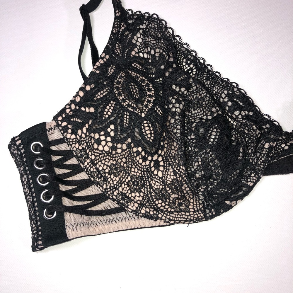 Victoria’s Secret wicked unlined black plunge bra - Picture 6 of 8